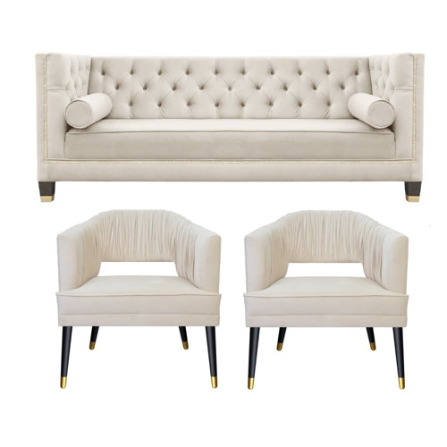 Belle Fierté 3-tlg. Couchgarnitur Dawley | Wayfair.de